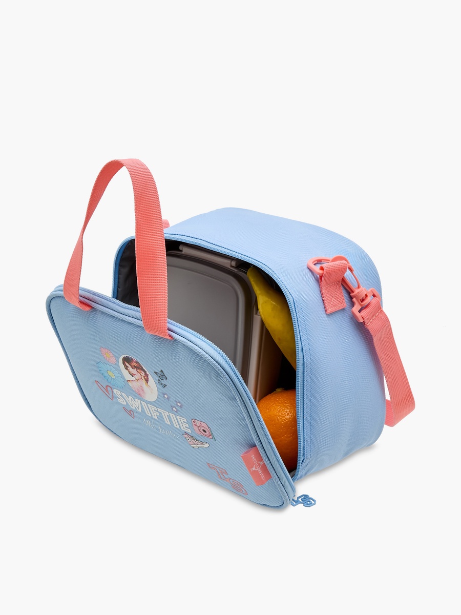 Celebrity Icons Taylor Swift Print Lunch Bag with Zip Closure