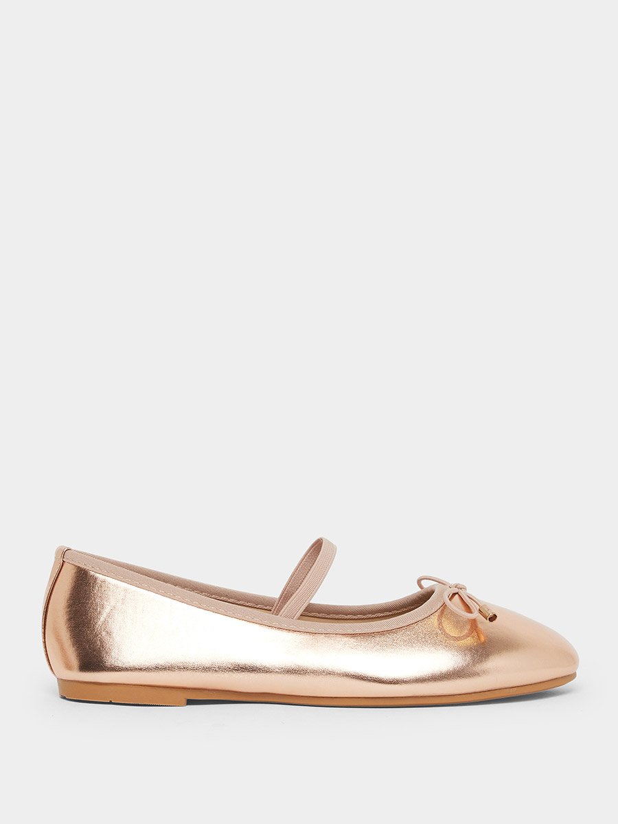 Teens Bow Detail Ballerinas