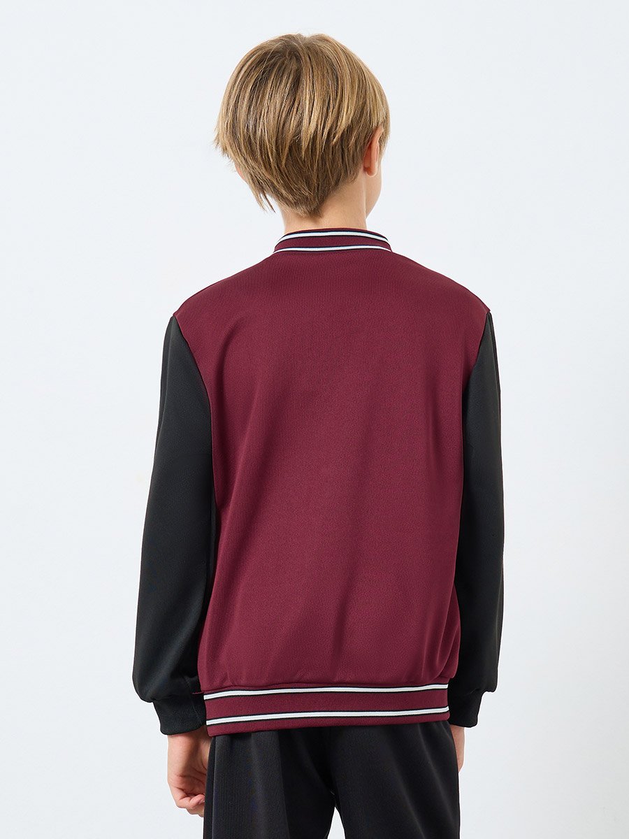 Teens Varsity Print Bomber Jacket and Joggers Set
