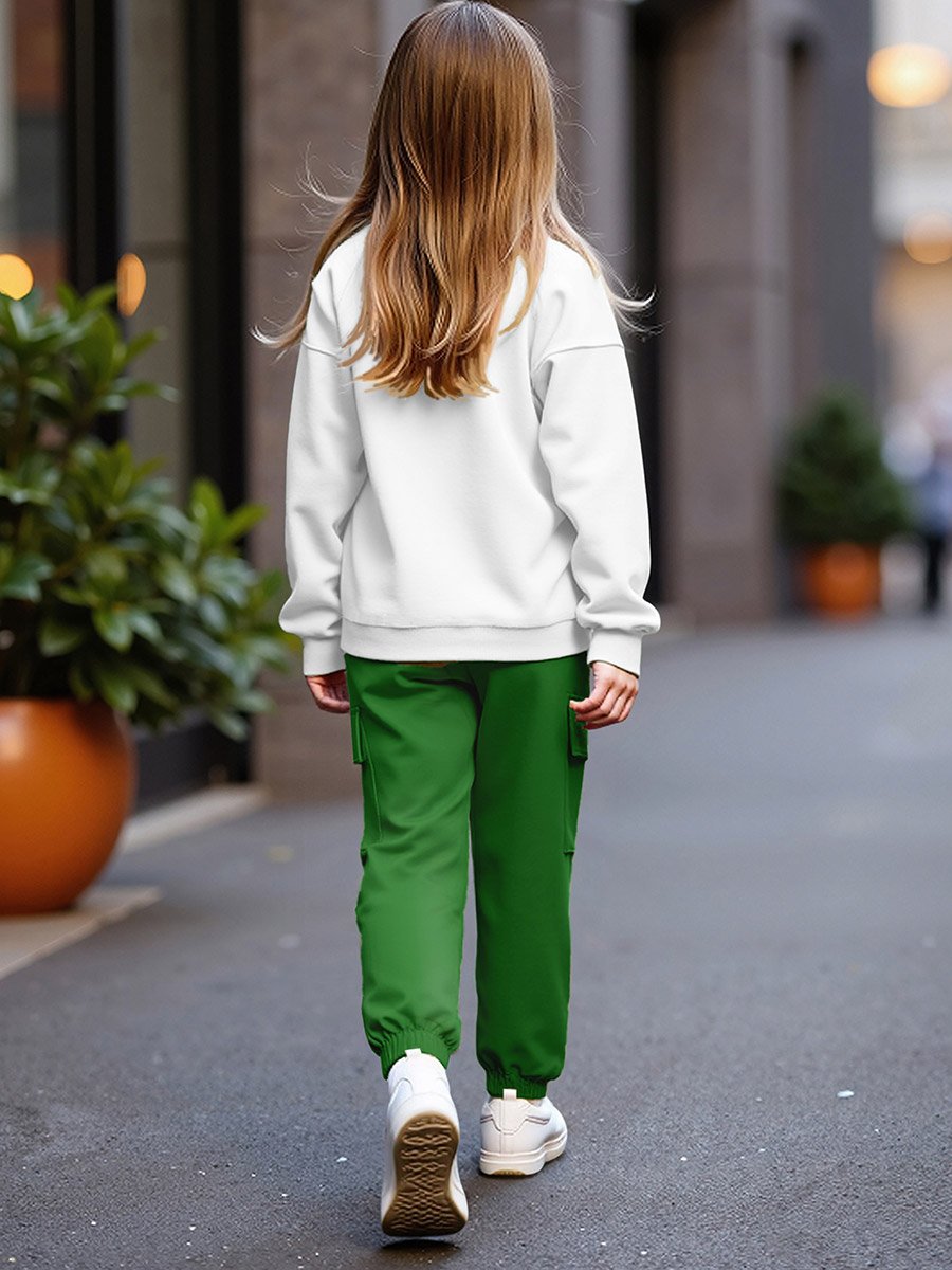 Teens Cool Graphic Sweatshirt and Joggers Set