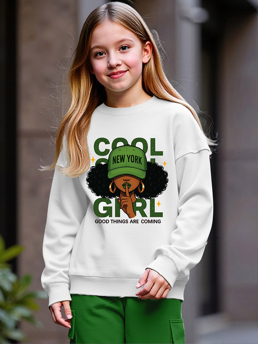 Teens Cool Graphic Sweatshirt and Joggers Set
