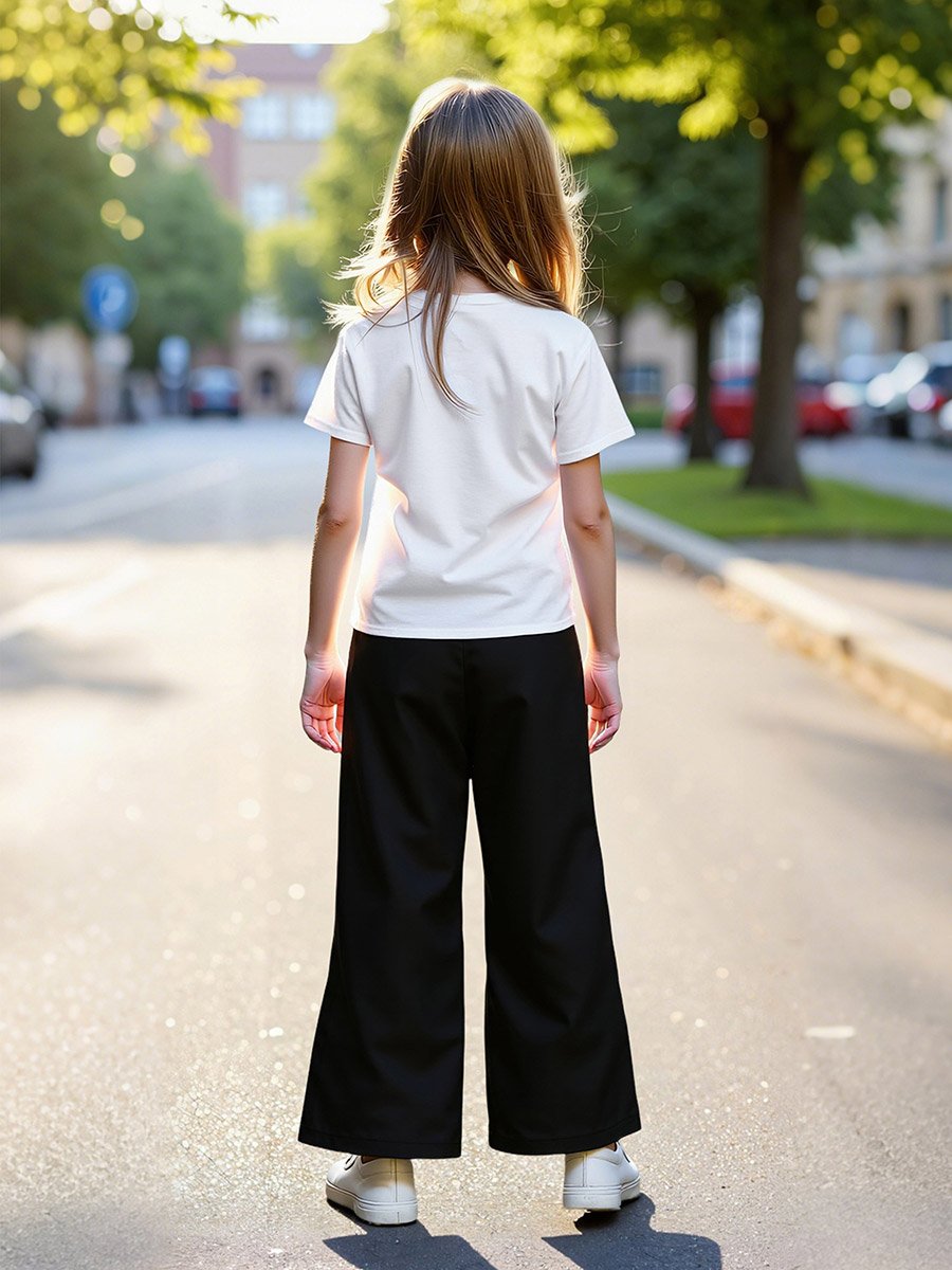 Teens Number Print T-Shirt and Pants Set