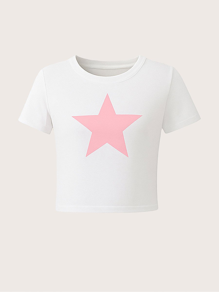 Teens Star Print T-Shirt and Cargo Pants Set