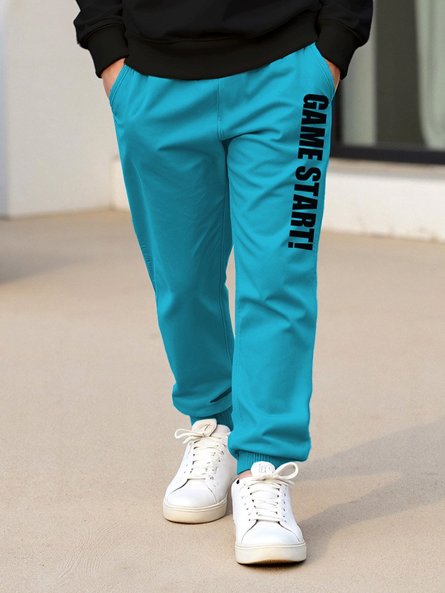 Teens Game On Graphic Sweatshirt and Joggers Set