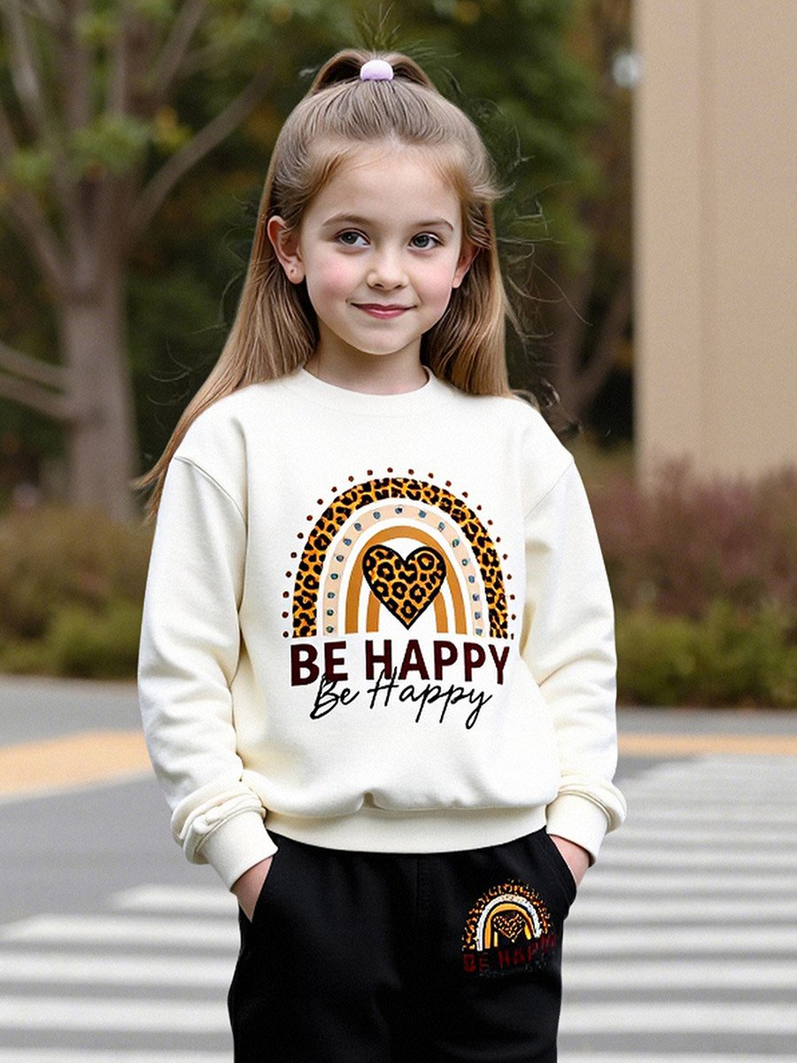 Teens Graphic Sweatshirt and Pants Set