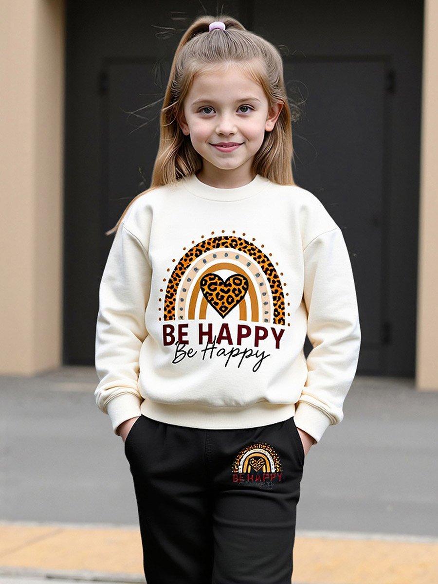 Teens Graphic Sweatshirt and Pants Set