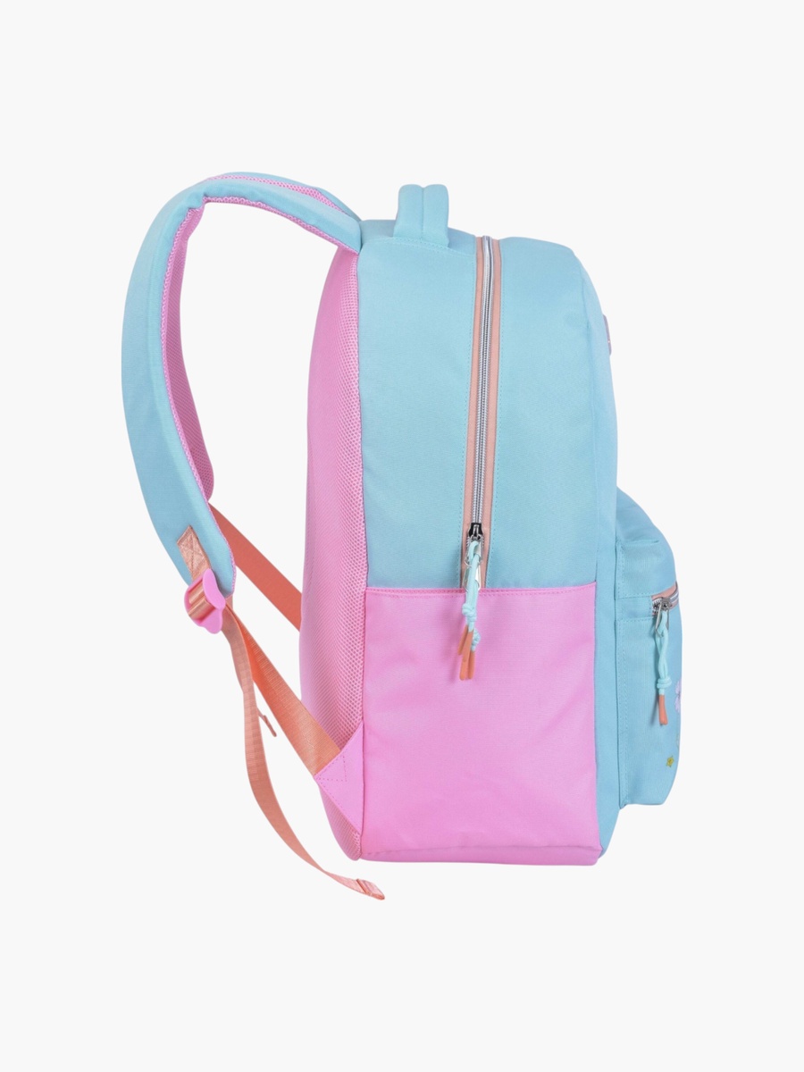 Floral Print Backpack with Adjustable Shoulder Straps - 12x21 cm