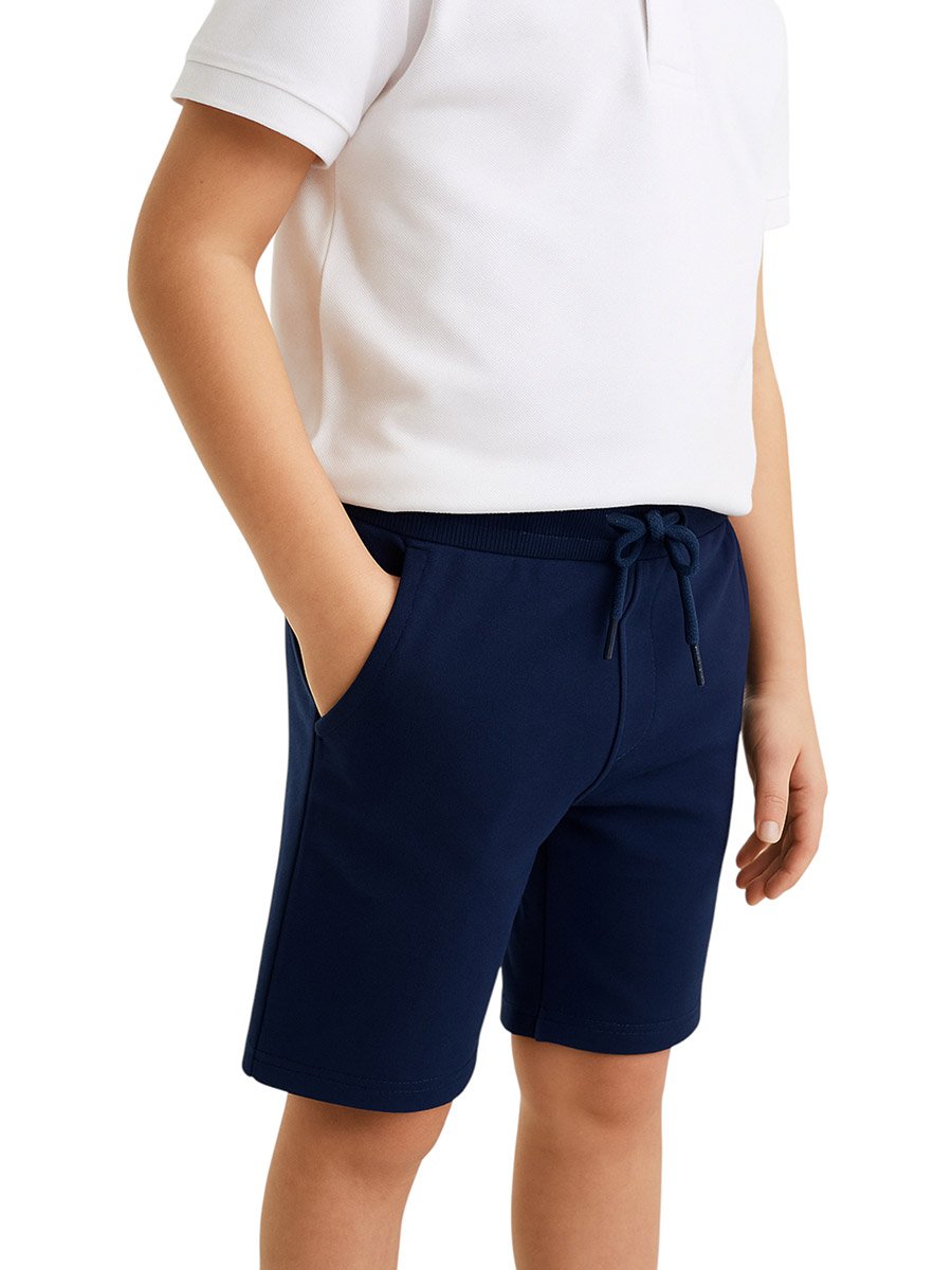 Boys Navy Blue French Terry Shorts