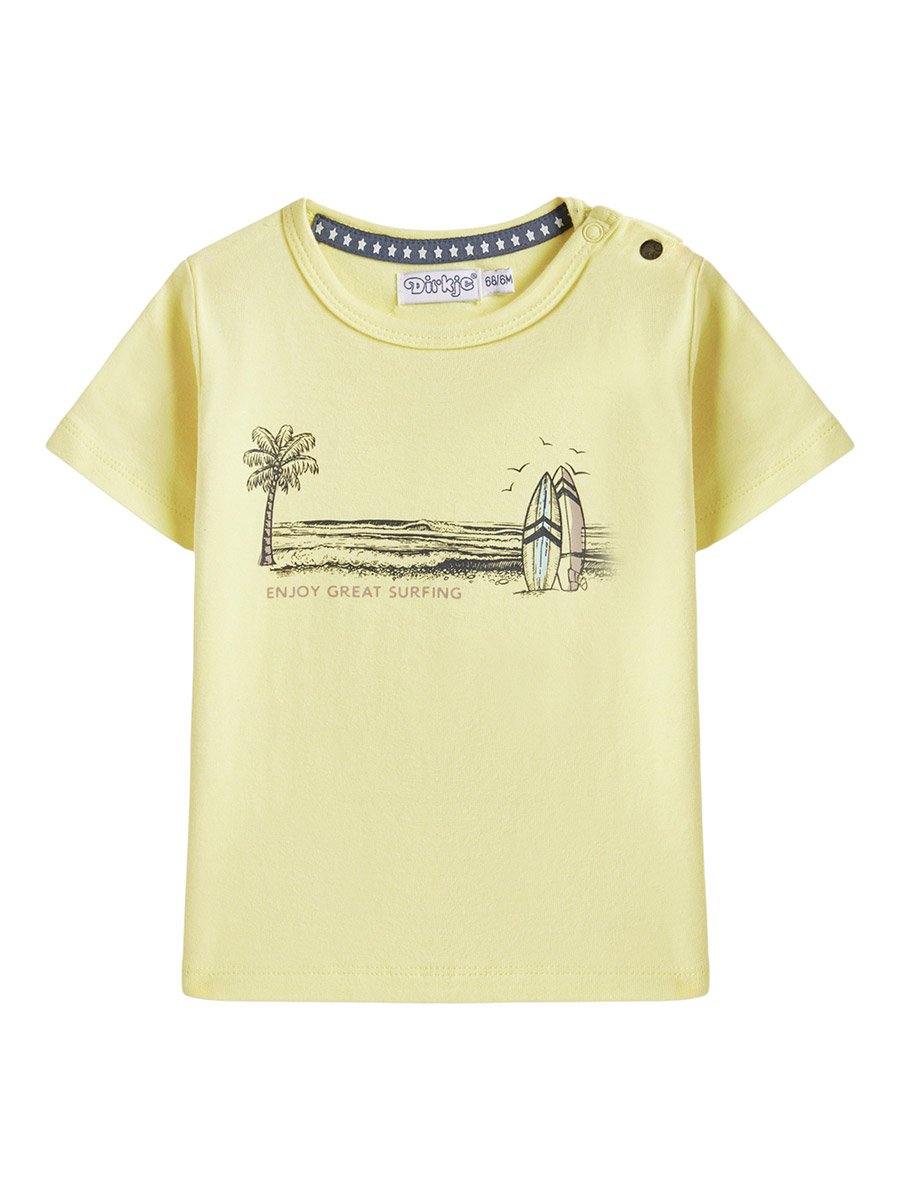 Boys Graphic Cotton T-Shirt and Shorts Set