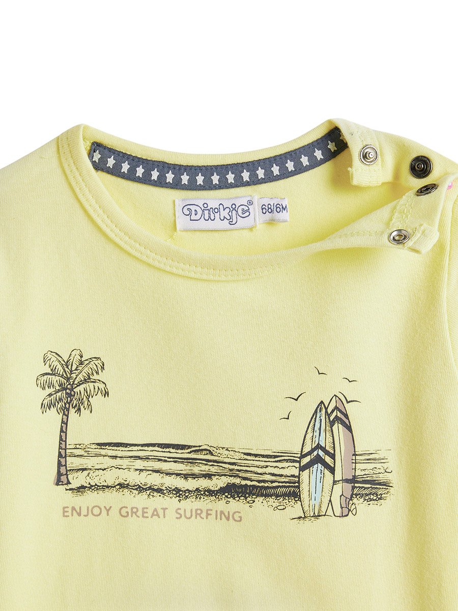 Boys Graphic Cotton T-Shirt and Shorts Set