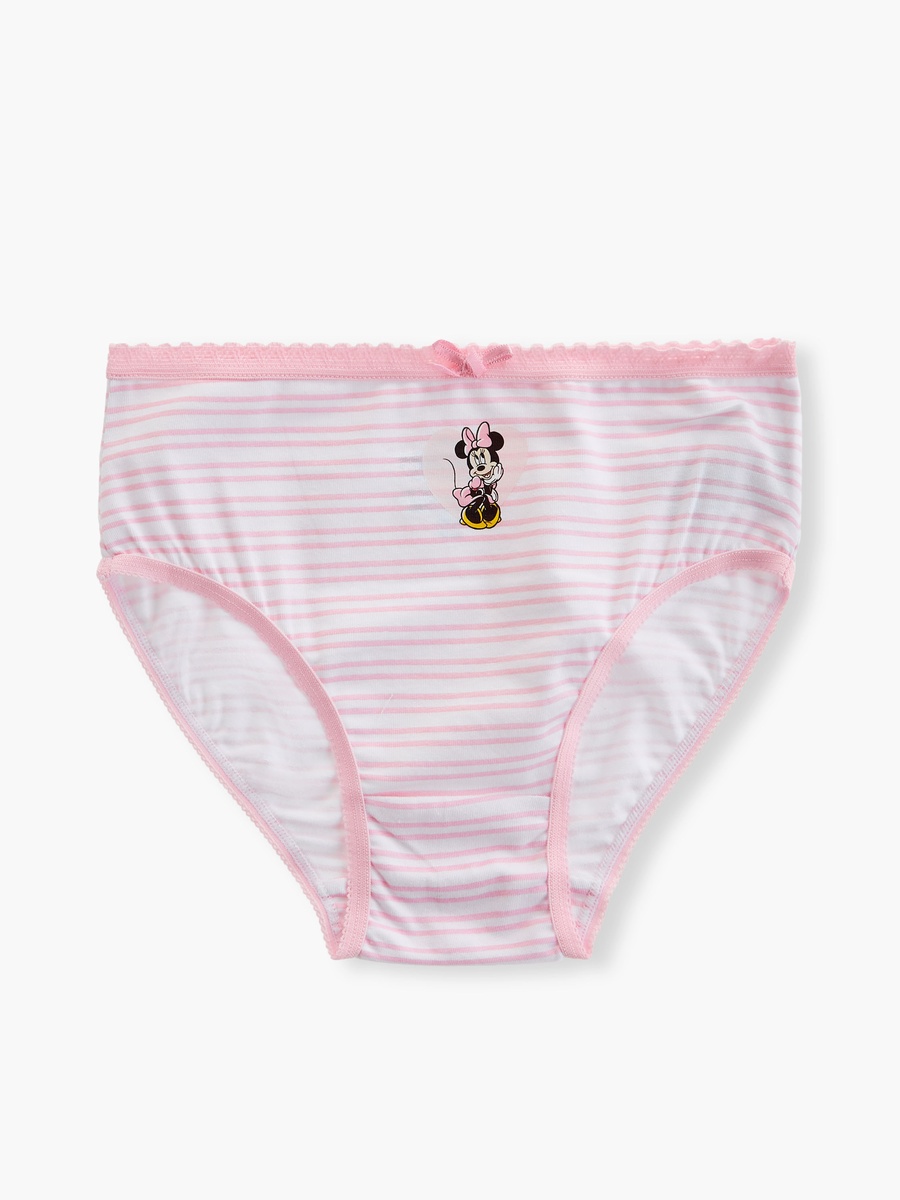 Minnie Mouse Print Briefs with Elasticated Waistband - Set of 3