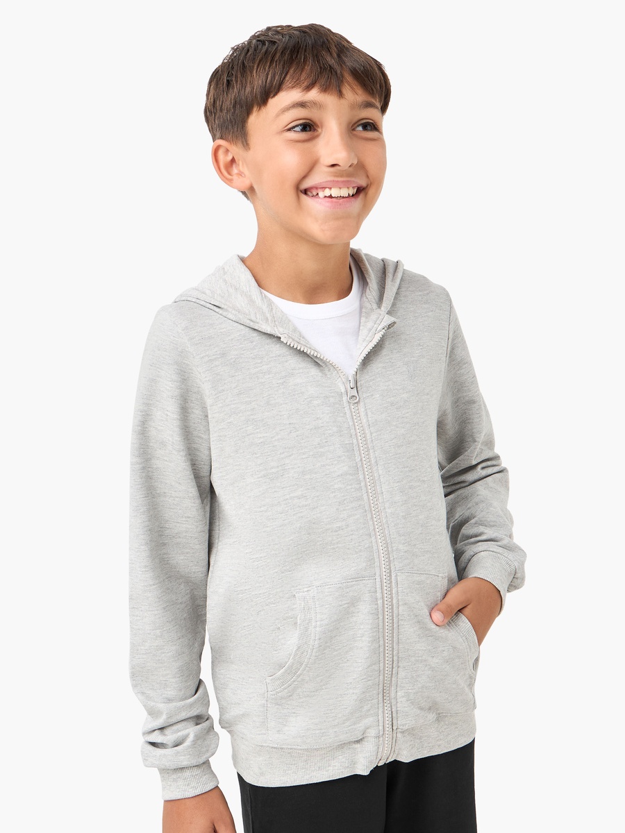 Textured Long Sleeves Jacket with Hood