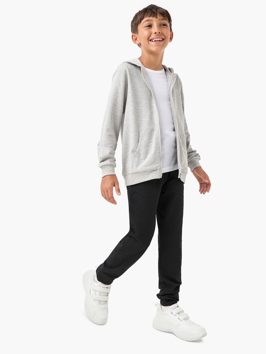 Textured Long Sleeves Jacket with Hood