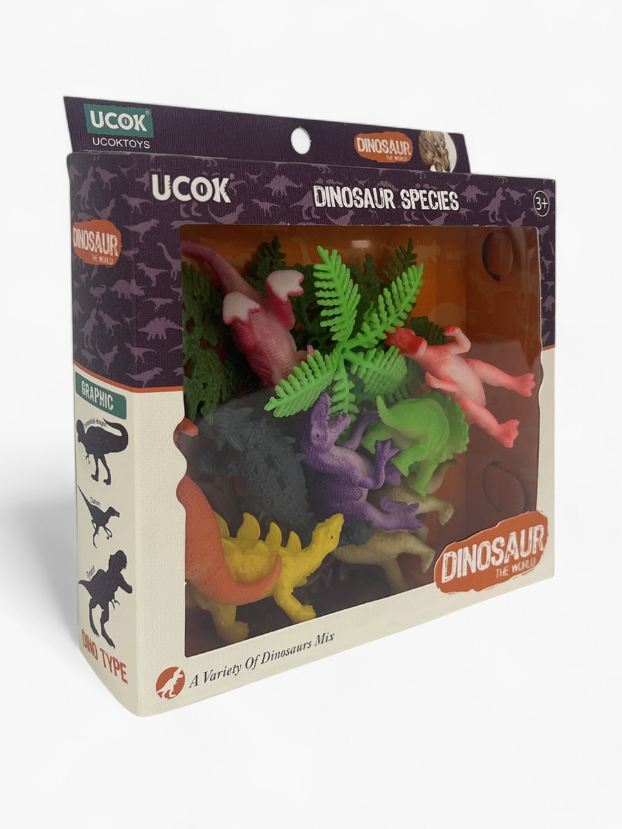 UCOK 12-Piece Dinosaur Figurine Set