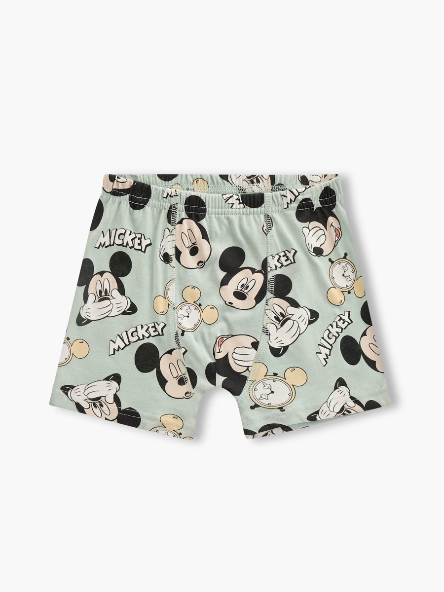 Mickey Mouse Print Boxer Briefs - Set of 3