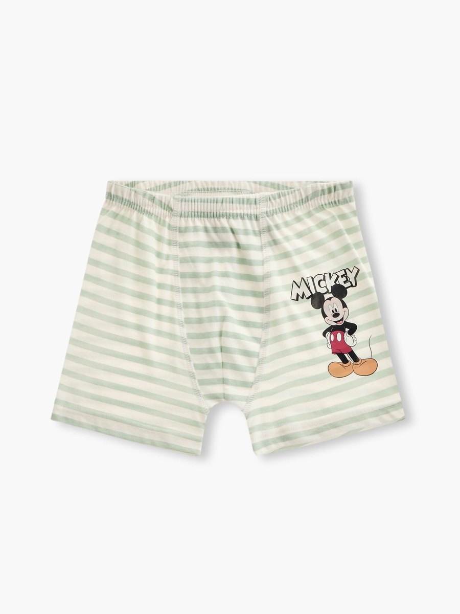Mickey Mouse Print Boxer Briefs - Set of 3