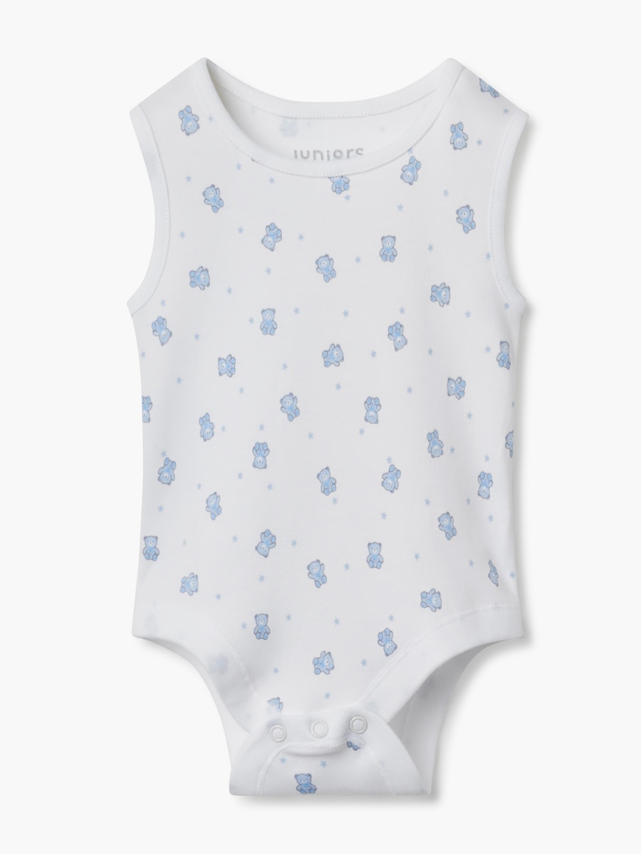Assorted Sleeveless Bodysuit with Button Closure - Set of 3