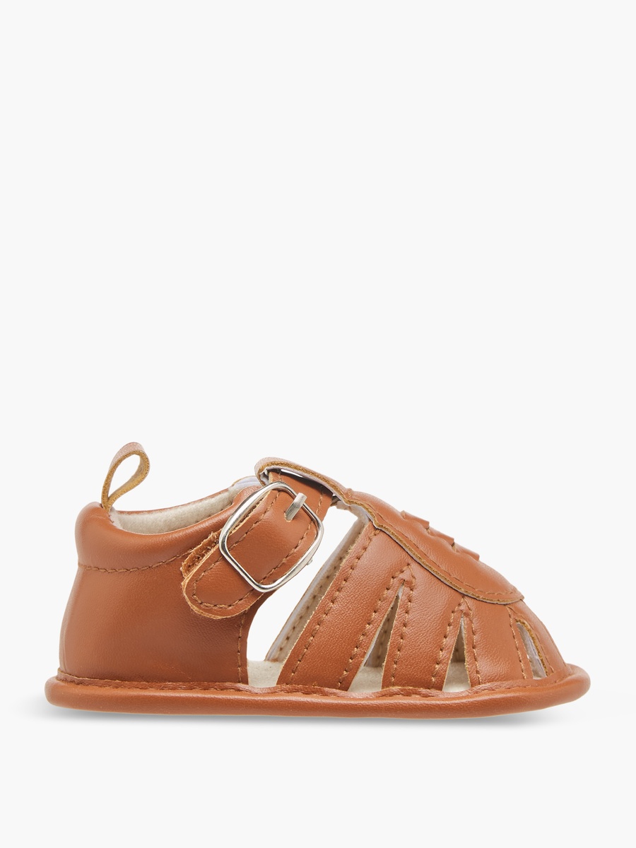 Textured Booties with Buckle Closure