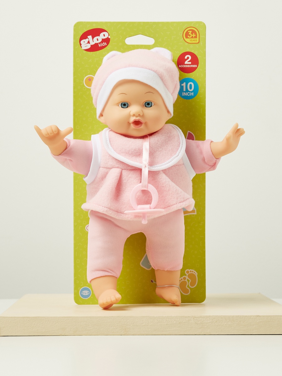 Baby Doll in Header Card - 10 inches