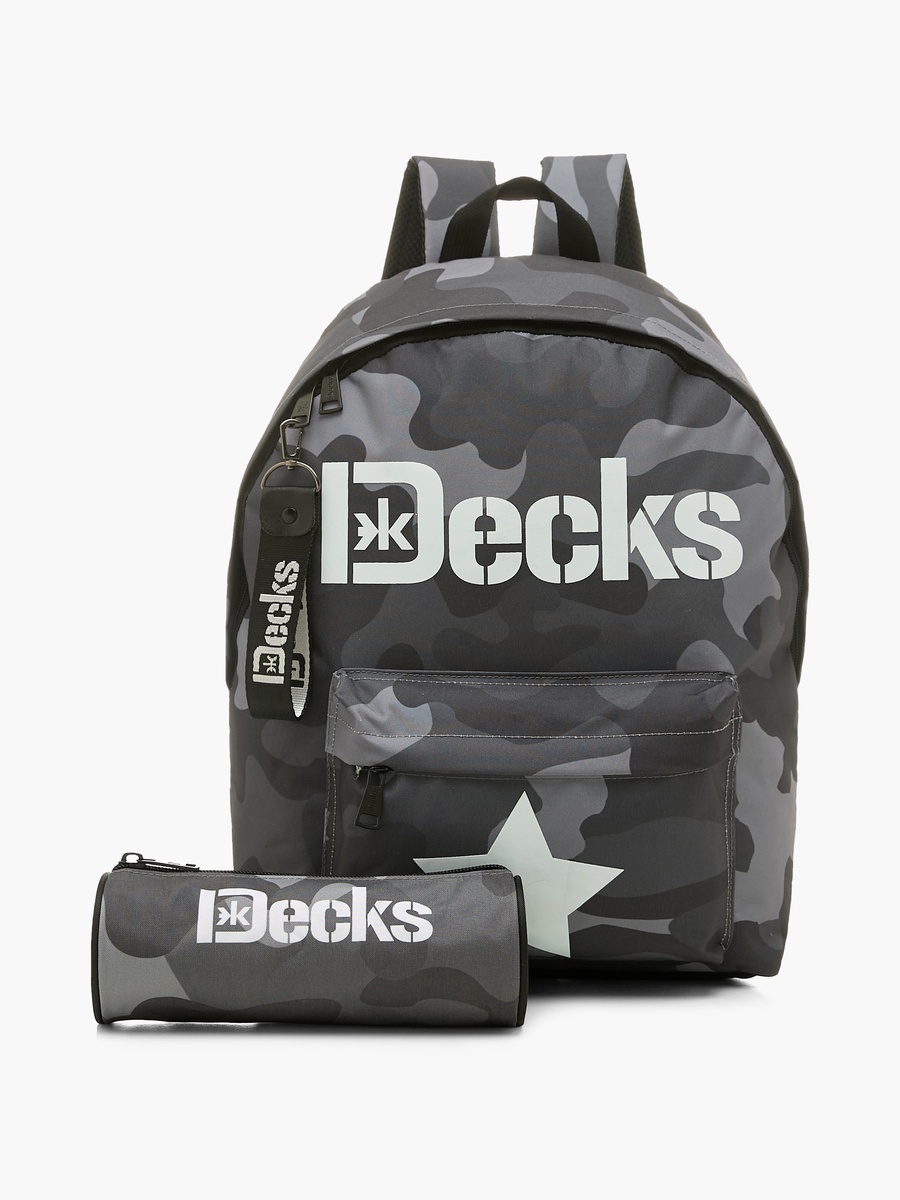 Printed Backpack with Pencil Pouch - 18 inches