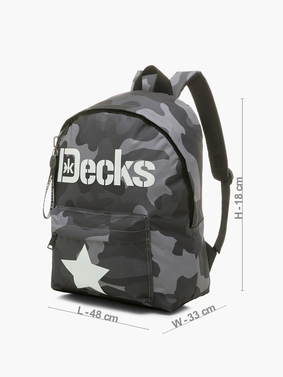 Printed Backpack with Pencil Pouch - 18 inches