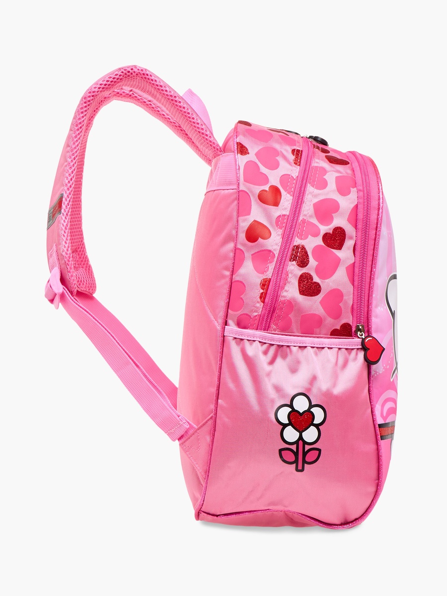 Hello Kitty Printed Backpack with Adjustable Straps and Zip Closure - 16 inches