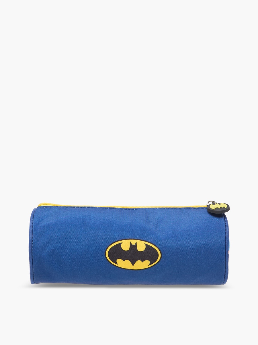 Batman Print Pencil Pouch with Zip Closure