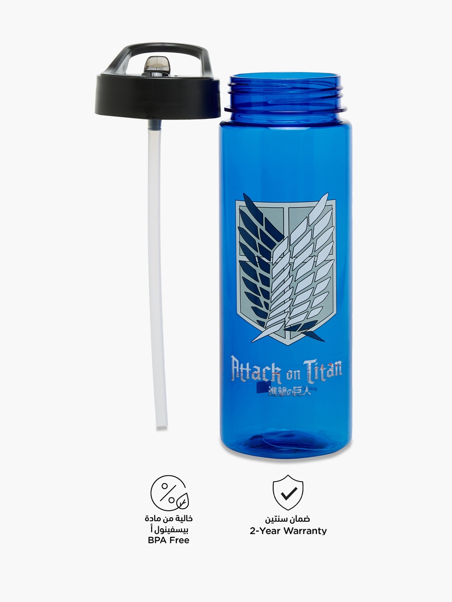 Pikaboom Attack on Titan Print Water Bottle - 650 ml