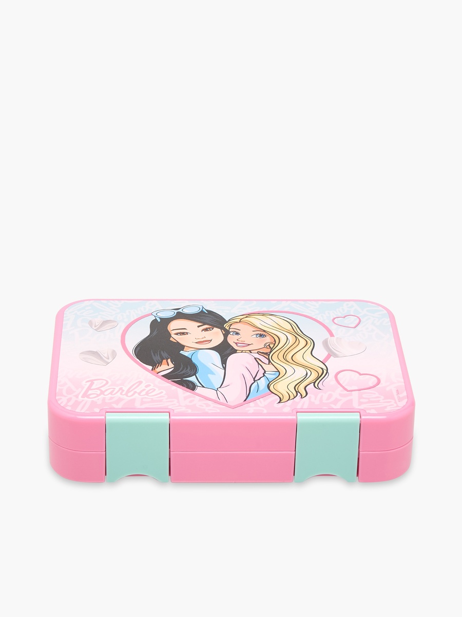 Barbie Printed Lunch Box with Clip Lock Closure