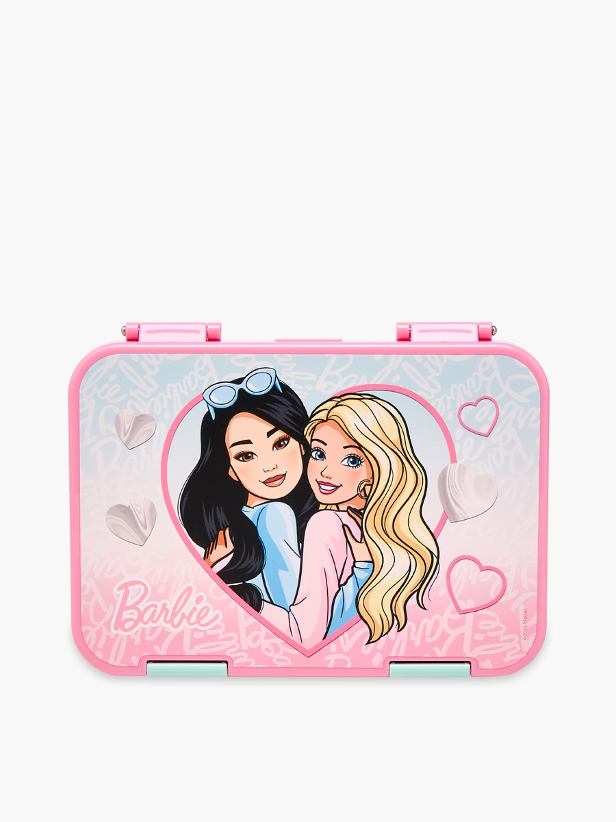 Barbie Printed Lunch Box with Clip Lock Closure