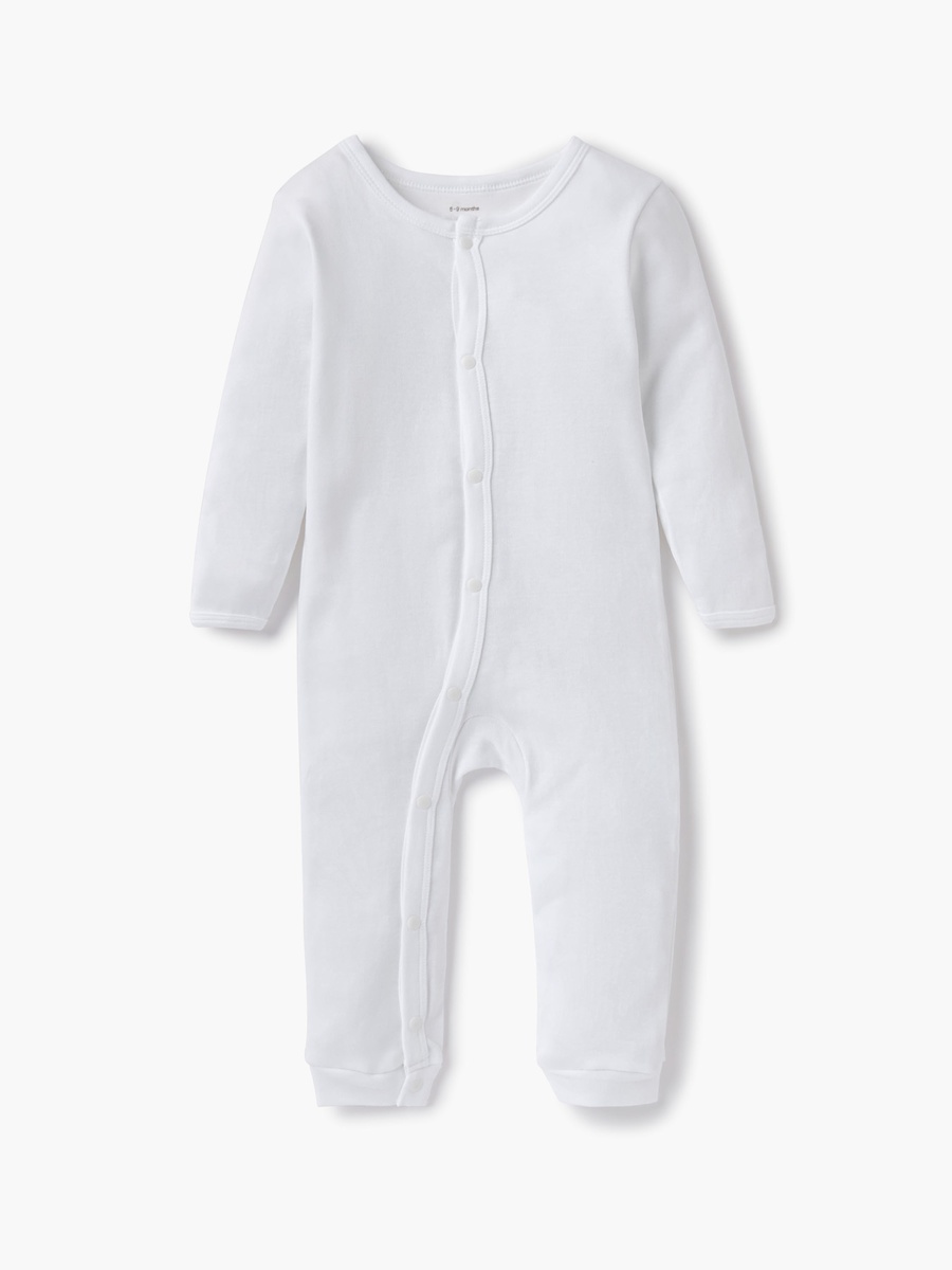 Solid Sleepsuit with Long Sleeves - Set of 3