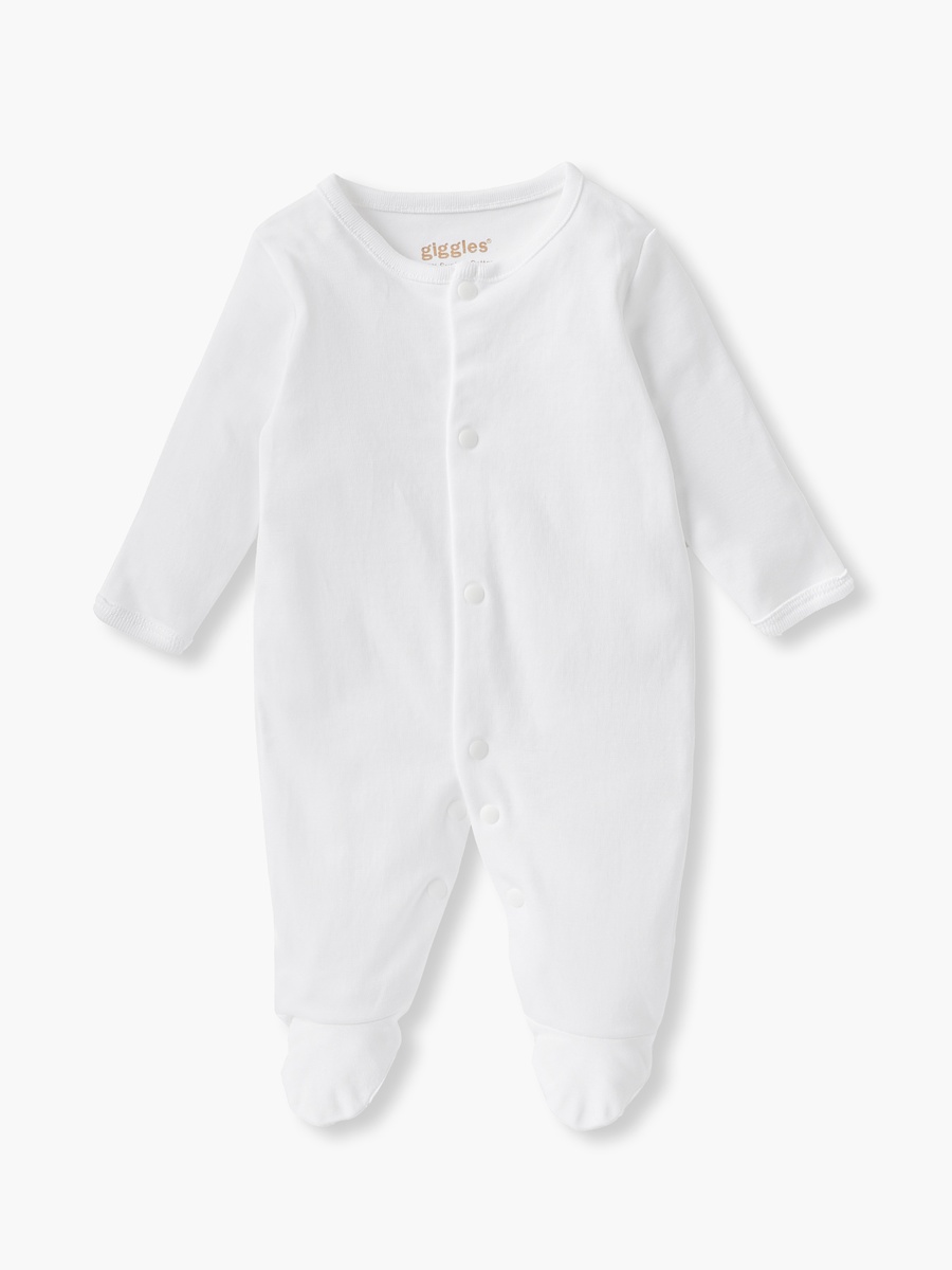 Solid Sleepsuit with Long Sleeves - Set of 2