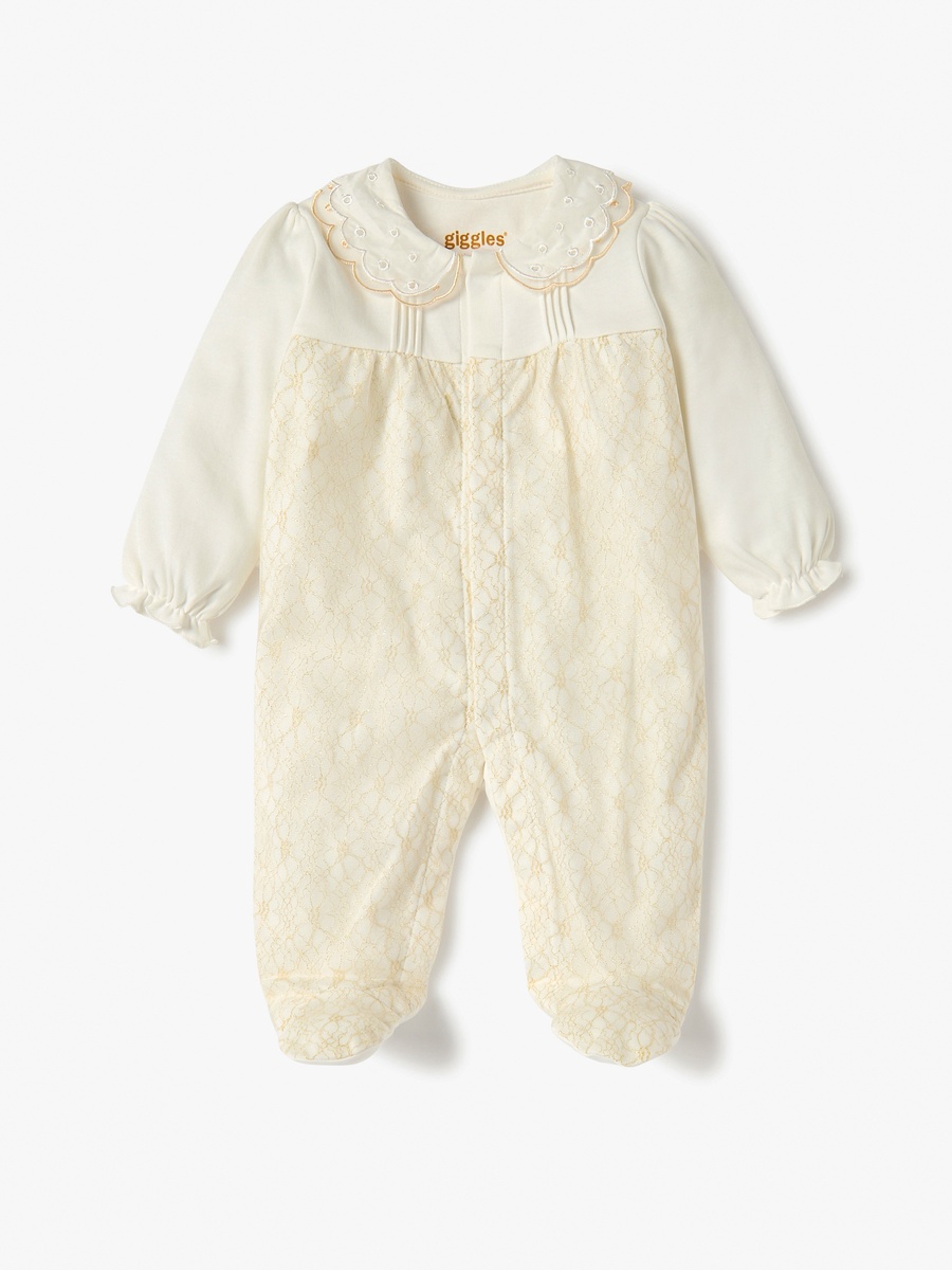 Printed Closed Feet Sleepsuit with Button Closure