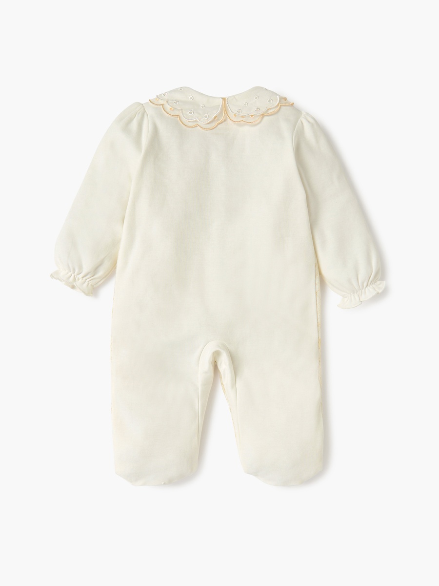 Printed Closed Feet Sleepsuit with Button Closure