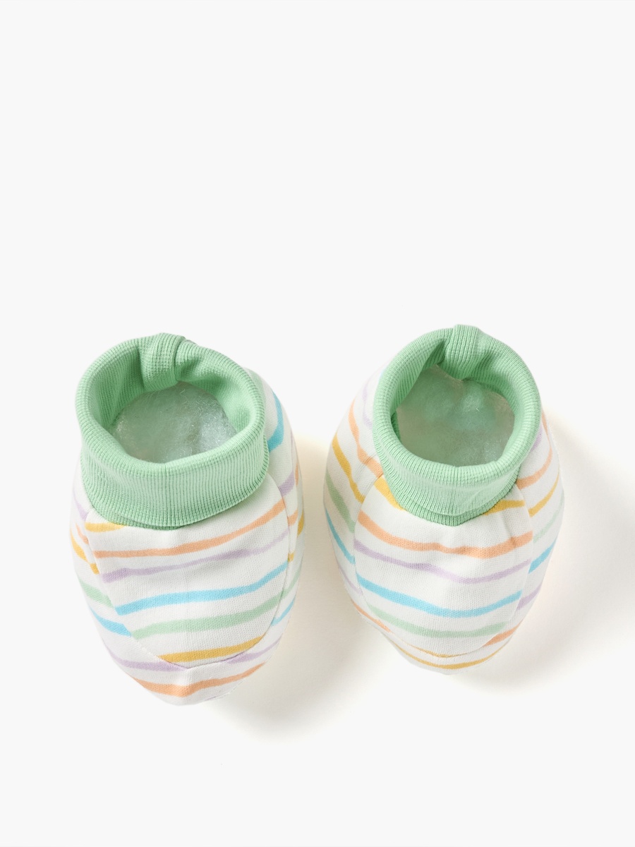 Striped Booties