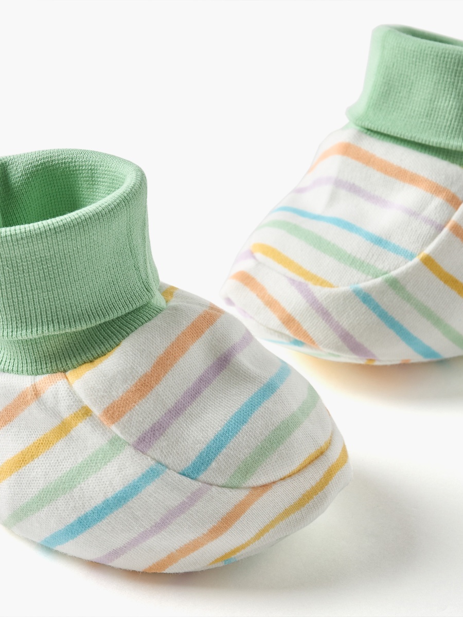 Striped Booties