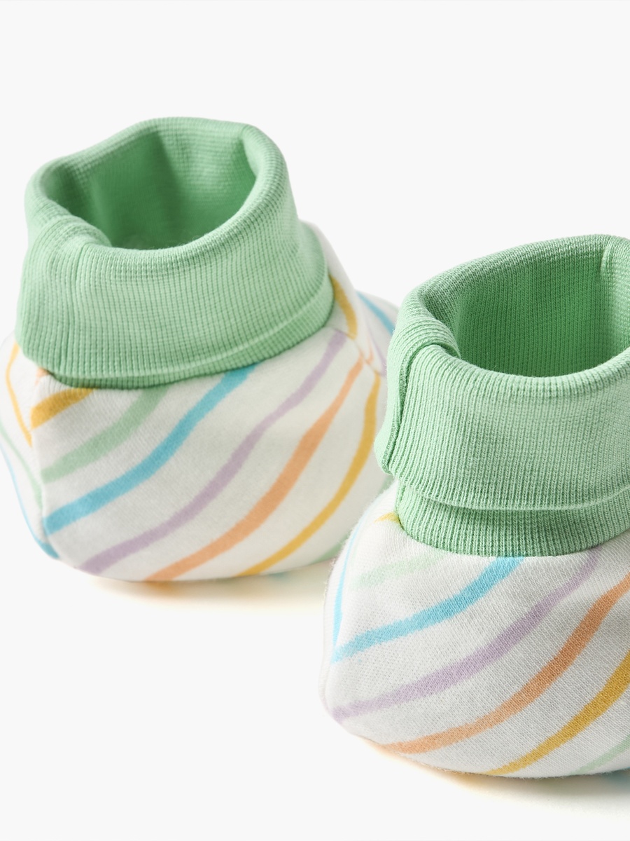 Striped Booties