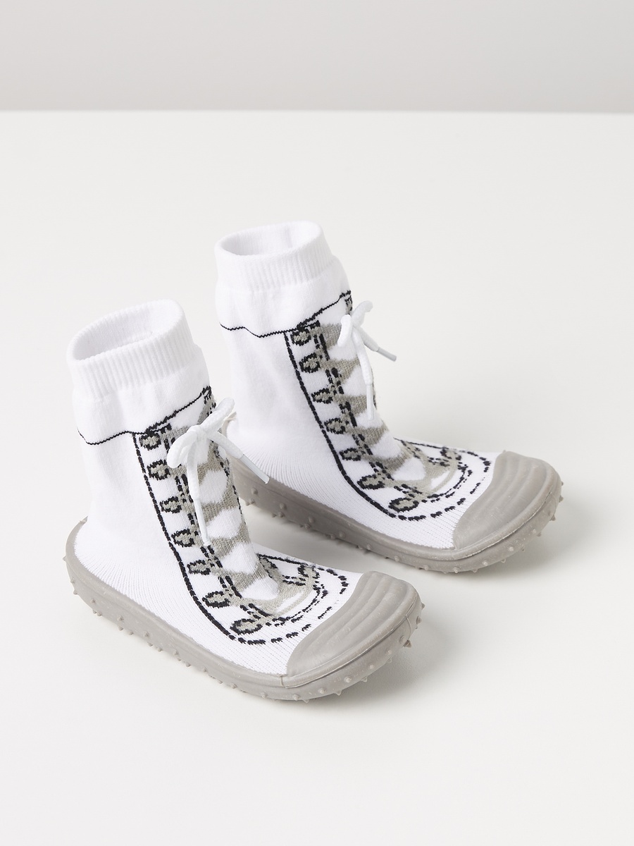 Textured Slip-On Booties