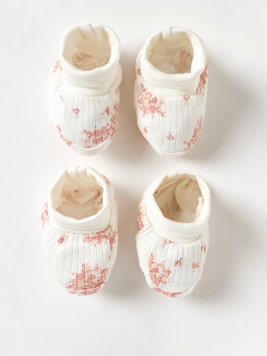 Printed Booties - Set of 2