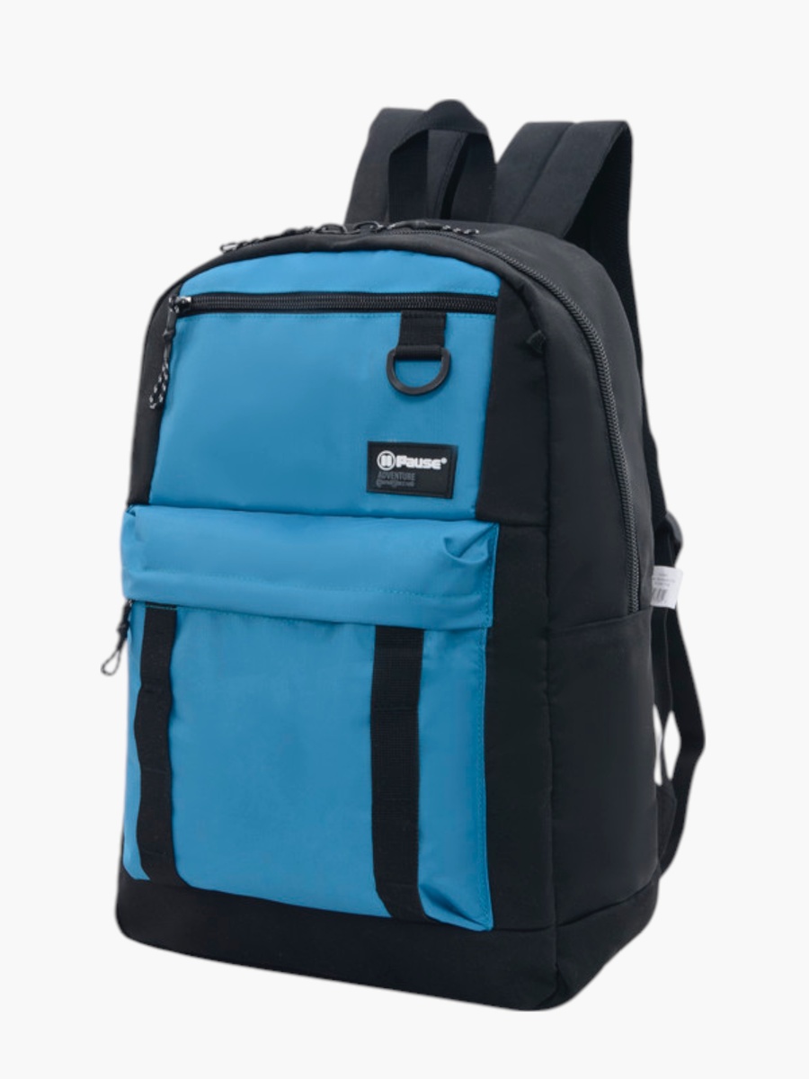 Colourblock School Backpack with Adjustable Shoulder Straps - 12x21 cm
