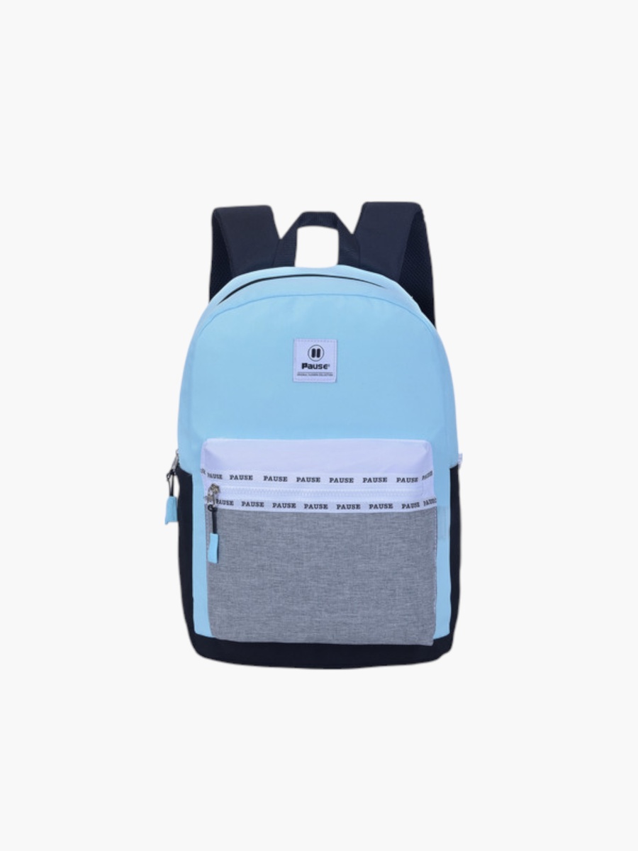 Colourblock School Backpack with Adjustable Shoulder Straps - 12x21 cm