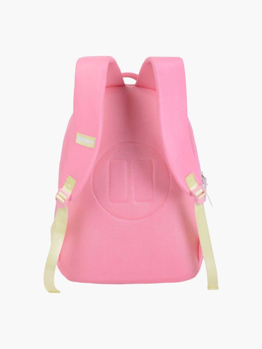 Printed Backpack with Adjustable Straps and Zip Closure - 6x12x21 cm