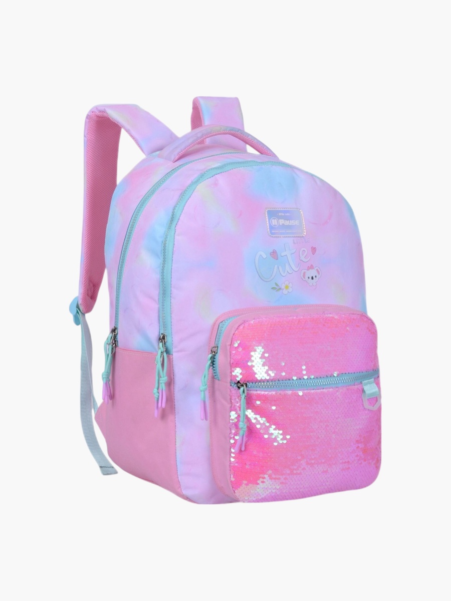 Printed Backpack with Adjustable Shoulder Straps - 12x21 cm