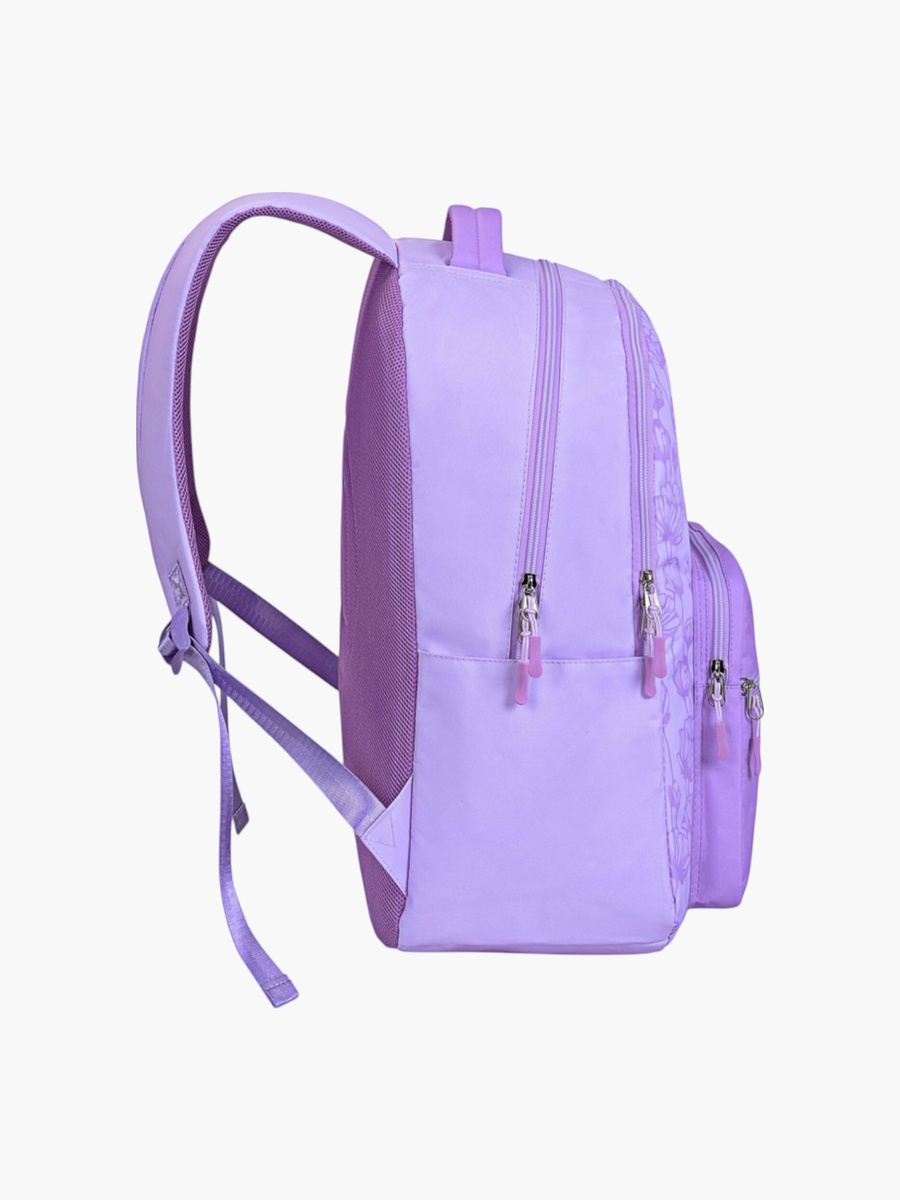 Printed School Backpack with Adjustable Shoulder Straps - 12x21 cm
