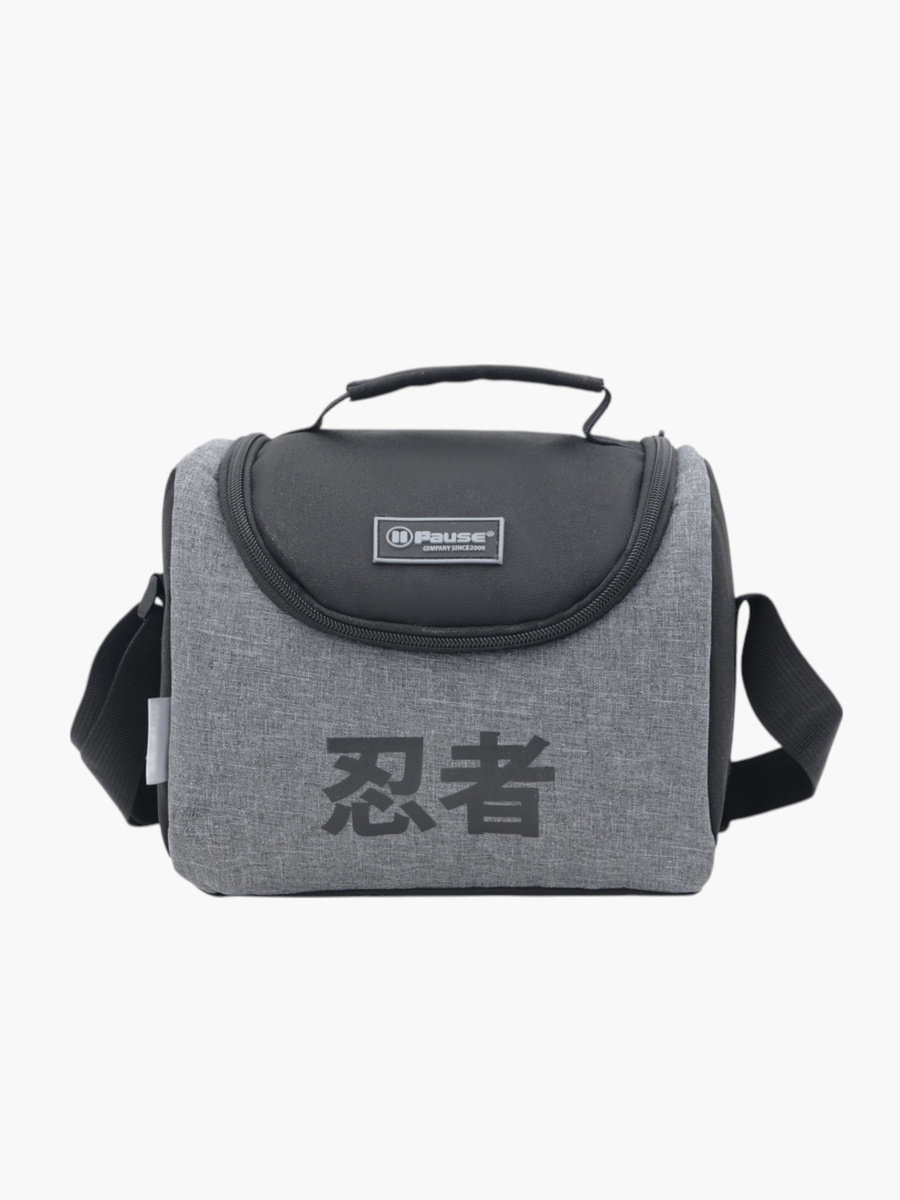 Printed Insulated Lunch Bag with Zip Closure
