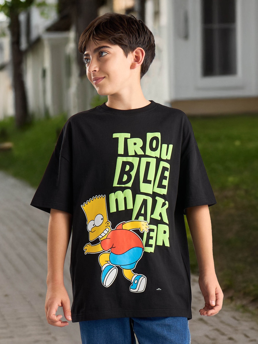 The Simpsons Print T-Shirt