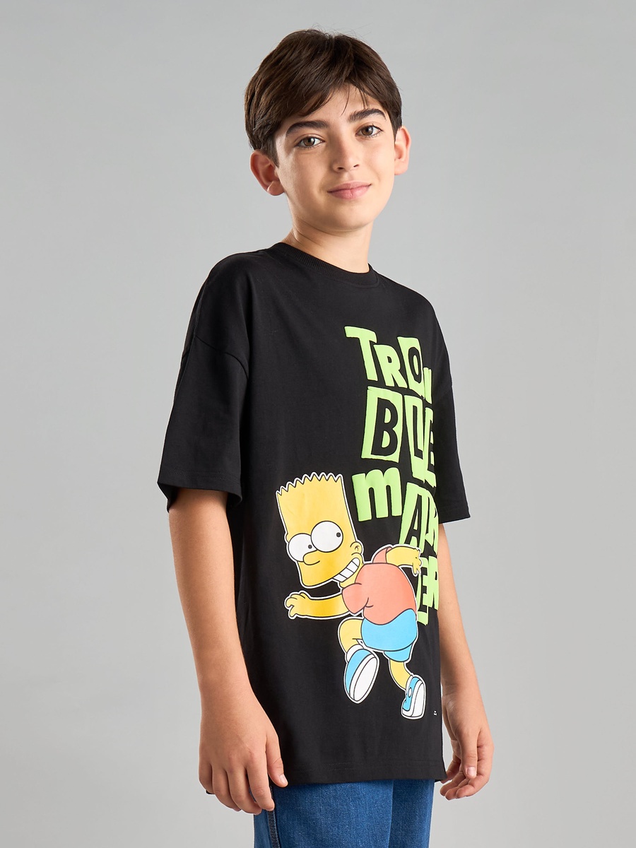 The Simpsons Print T-Shirt