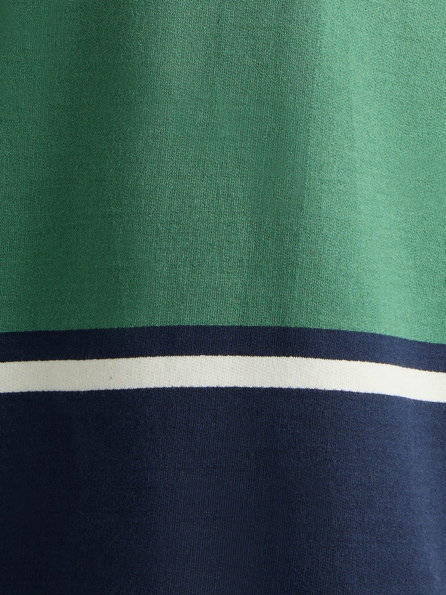 Striped Cotton Polo T-Shirt