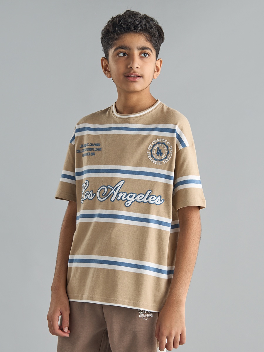 Striped Cotton T-Shirt