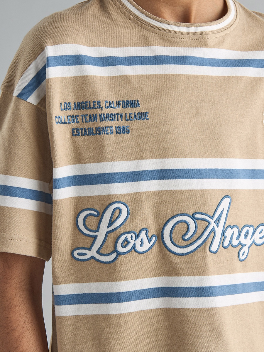 Striped Cotton T-Shirt